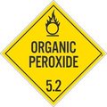 Nmc Organic Peroxide Placard, Pk100, Material: Unrippable Vinyl DL15UV100